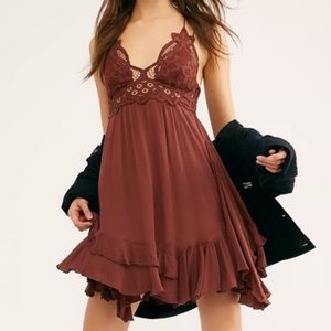 Free People One Adella Slip Mocha small